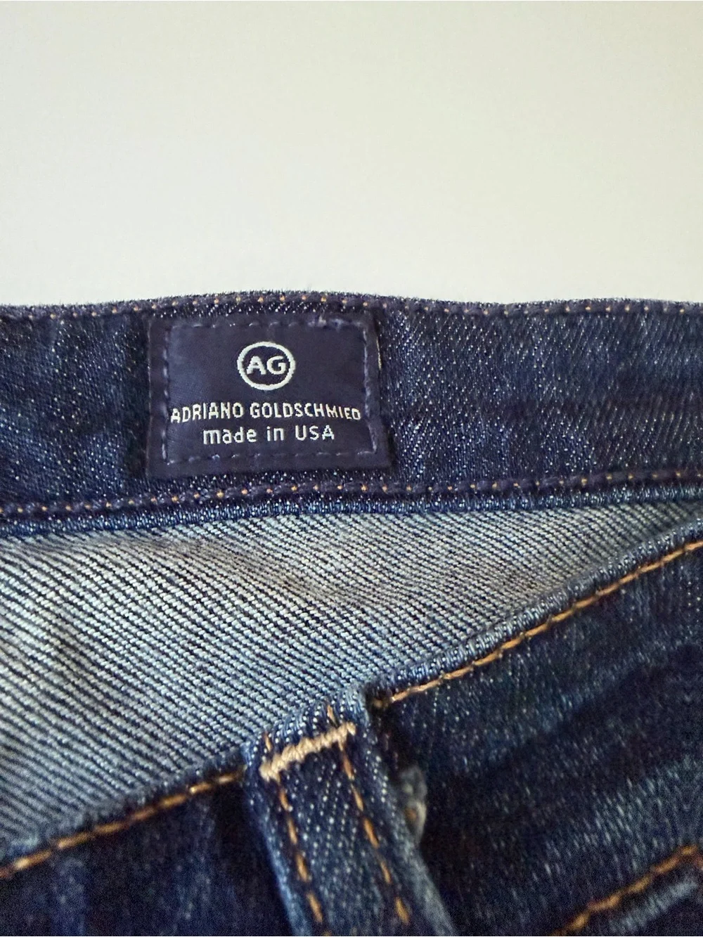 AG Adriano Goldschmied Men's Dark Blue Bootcut Jeans